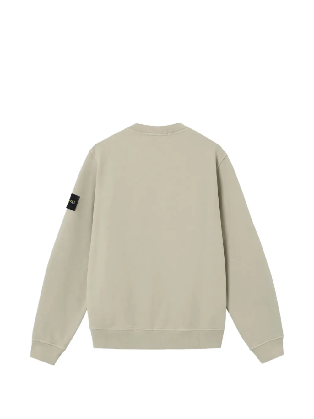 Stone Island 6100038 geborstelde sweater van biologisch katoen en fleece Beige