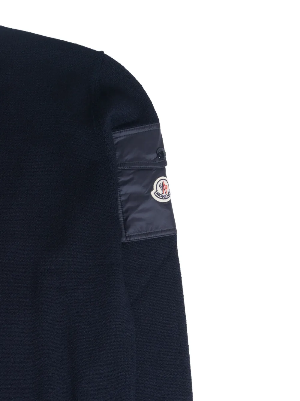 Moncler Sweater met logopatch Blauw
