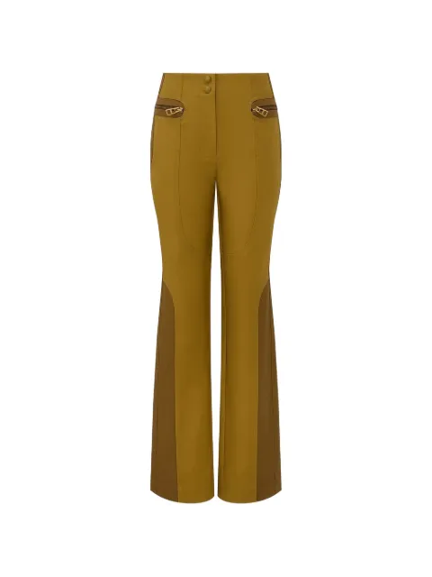 ZIMMERMANN Valiant Drill zip-detail flared trousers