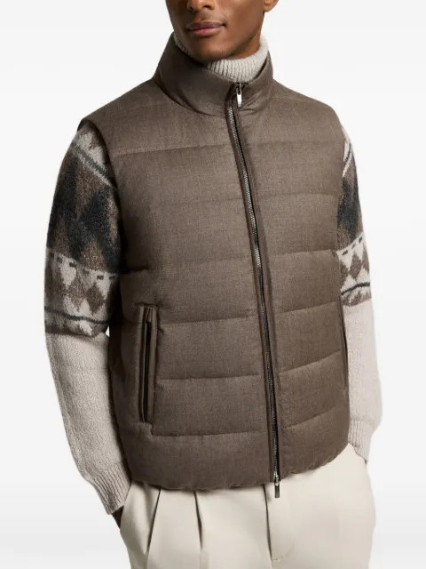 Peserico quilted padded gilet