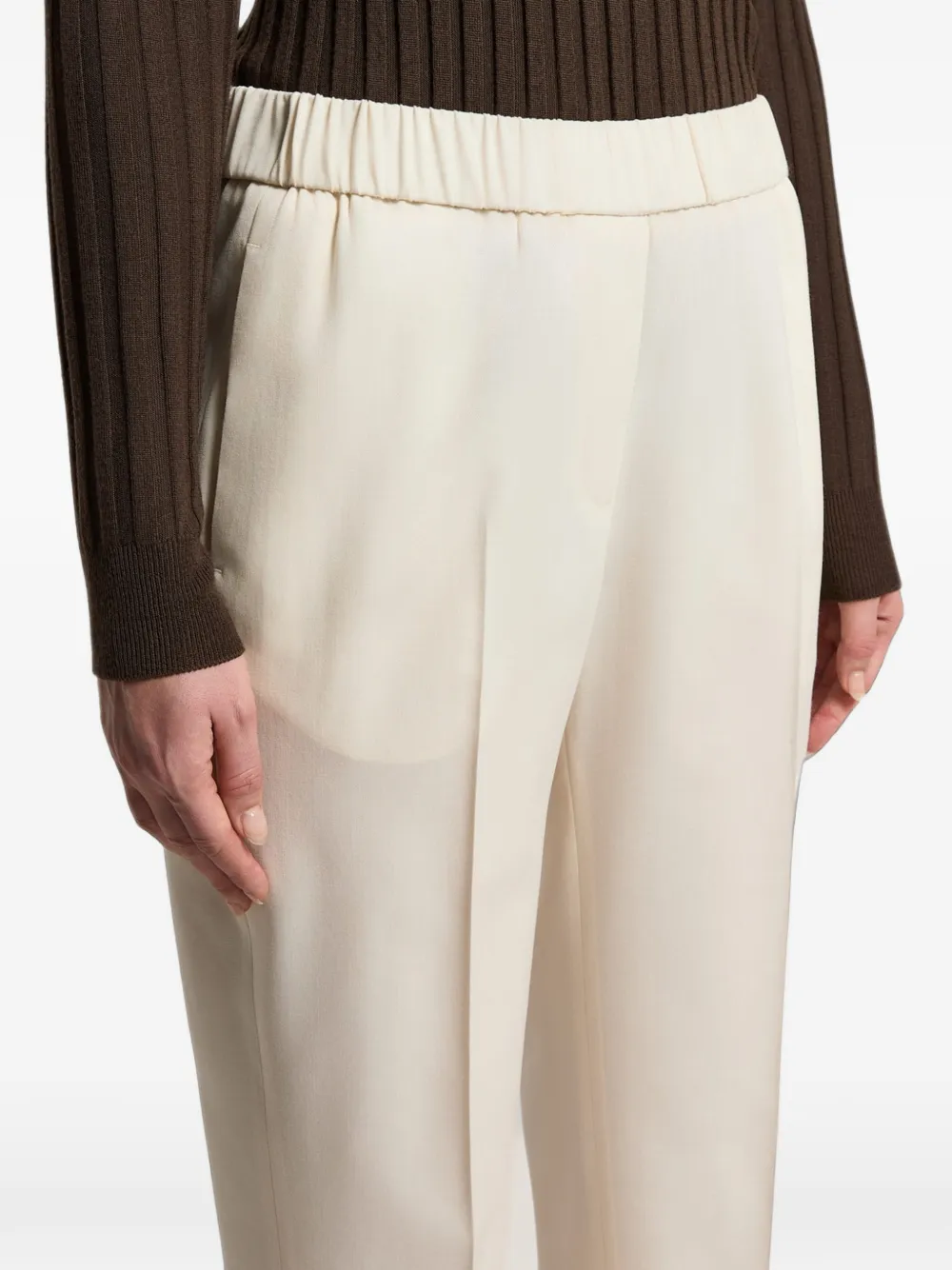 Peserico Cropped broek Beige