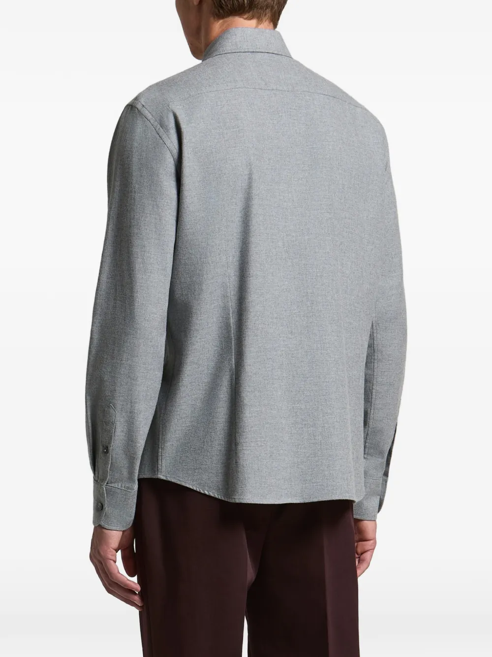 Peserico Button-down overhemd Grijs