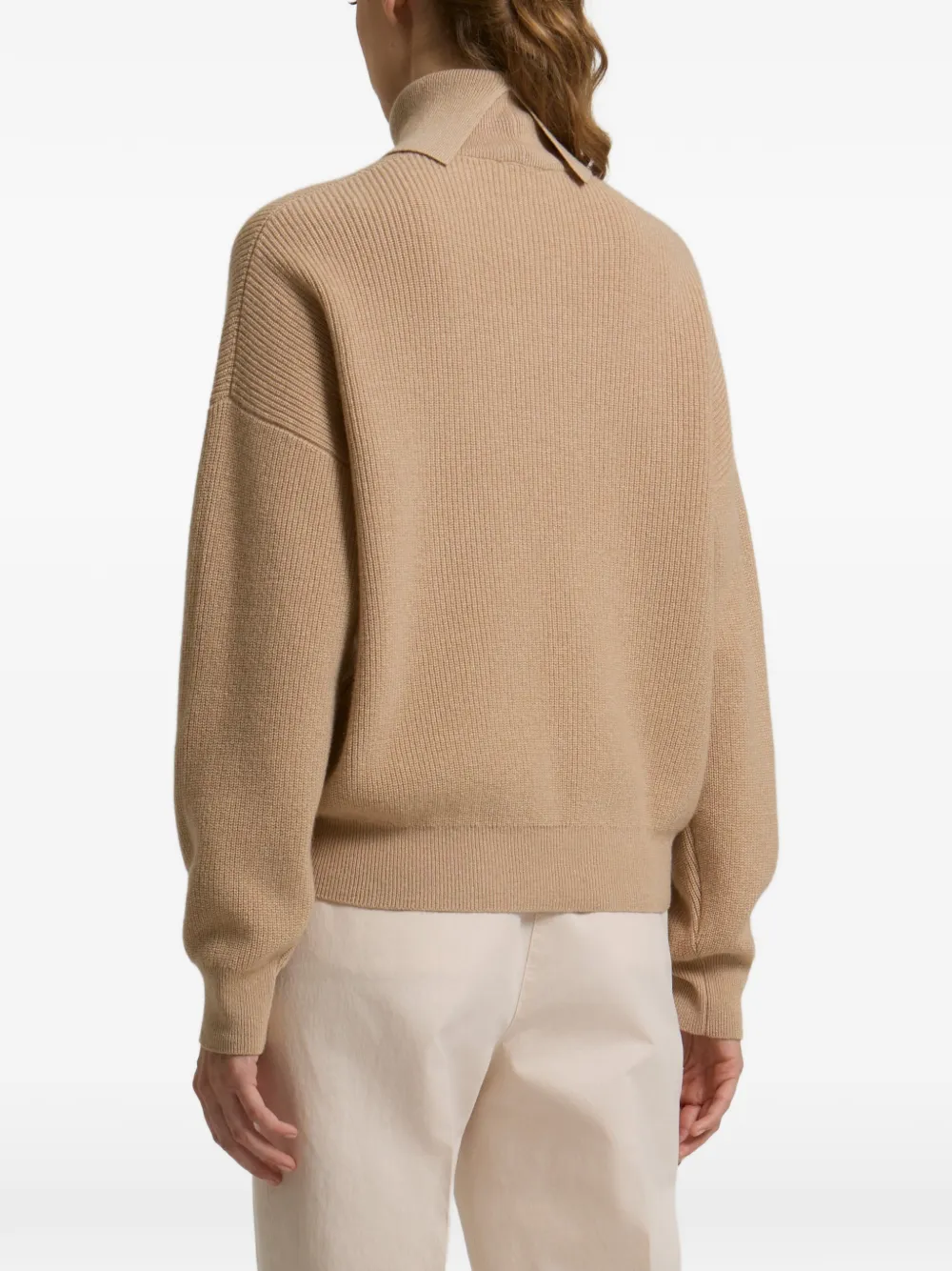 Peserico Ribgebreide coltrui Beige