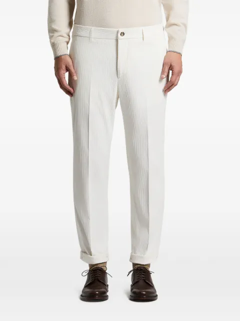 Peserico corduroy elasticated-waist trousers