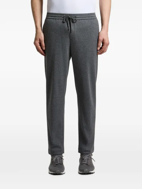 Peserico mélange-effect drawstring-waist track pants