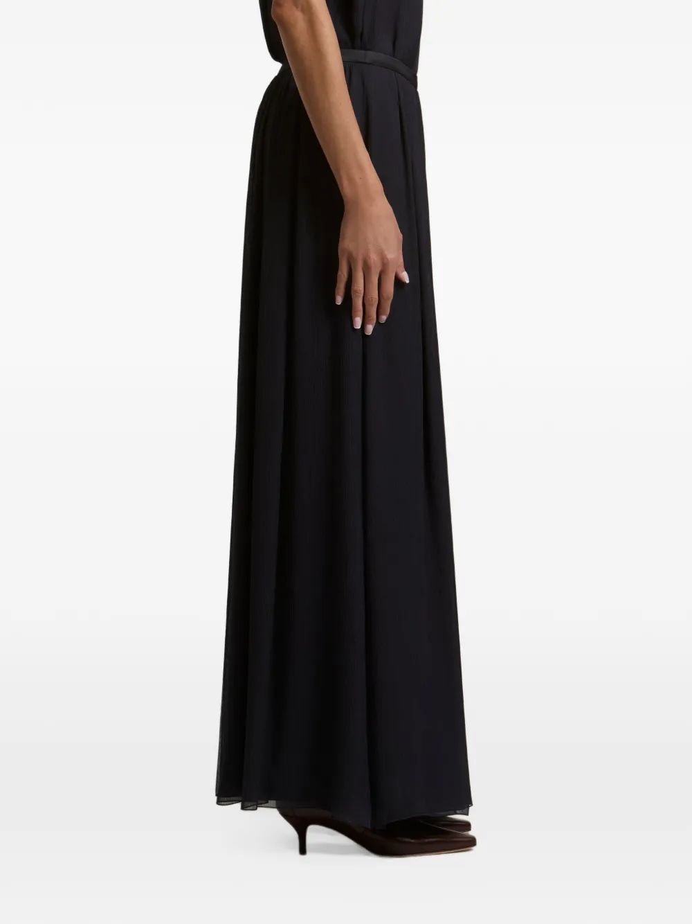 Peserico Maxi-plooirok Blauw