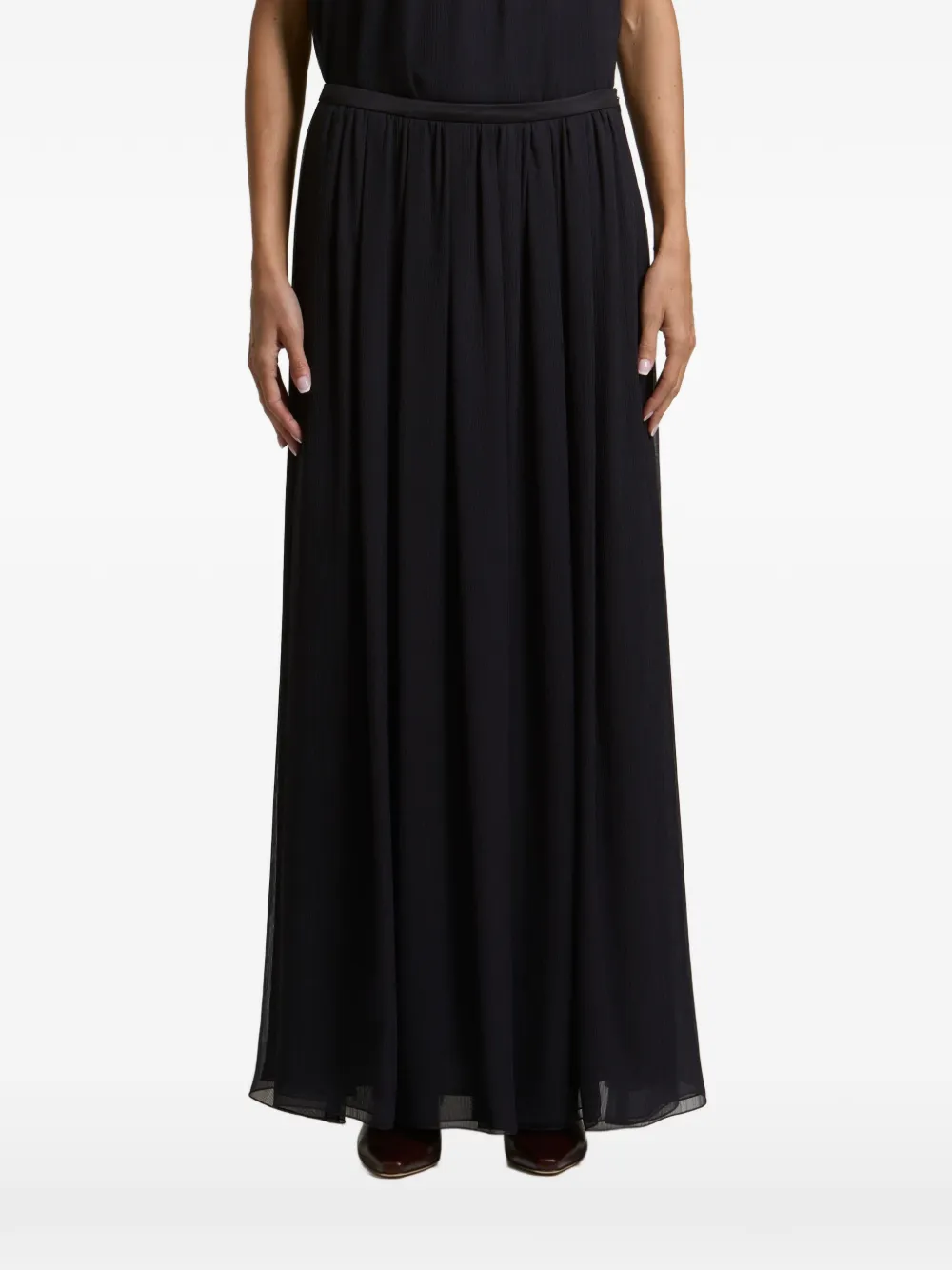 Peserico Maxi-plooirok Blauw