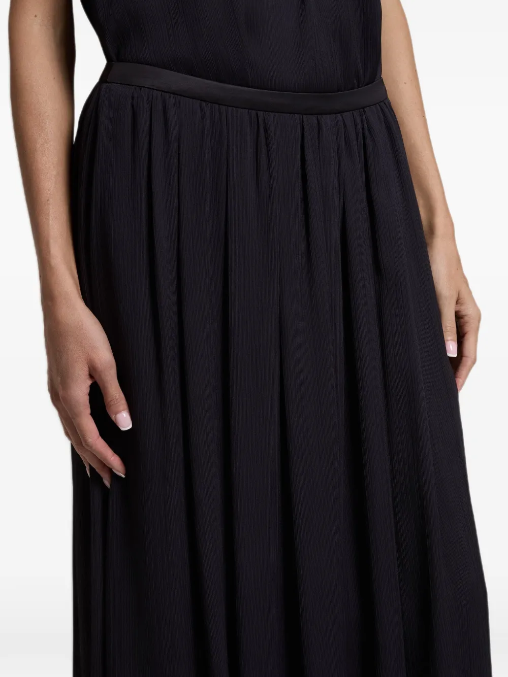 Peserico Maxi-plooirok Blauw