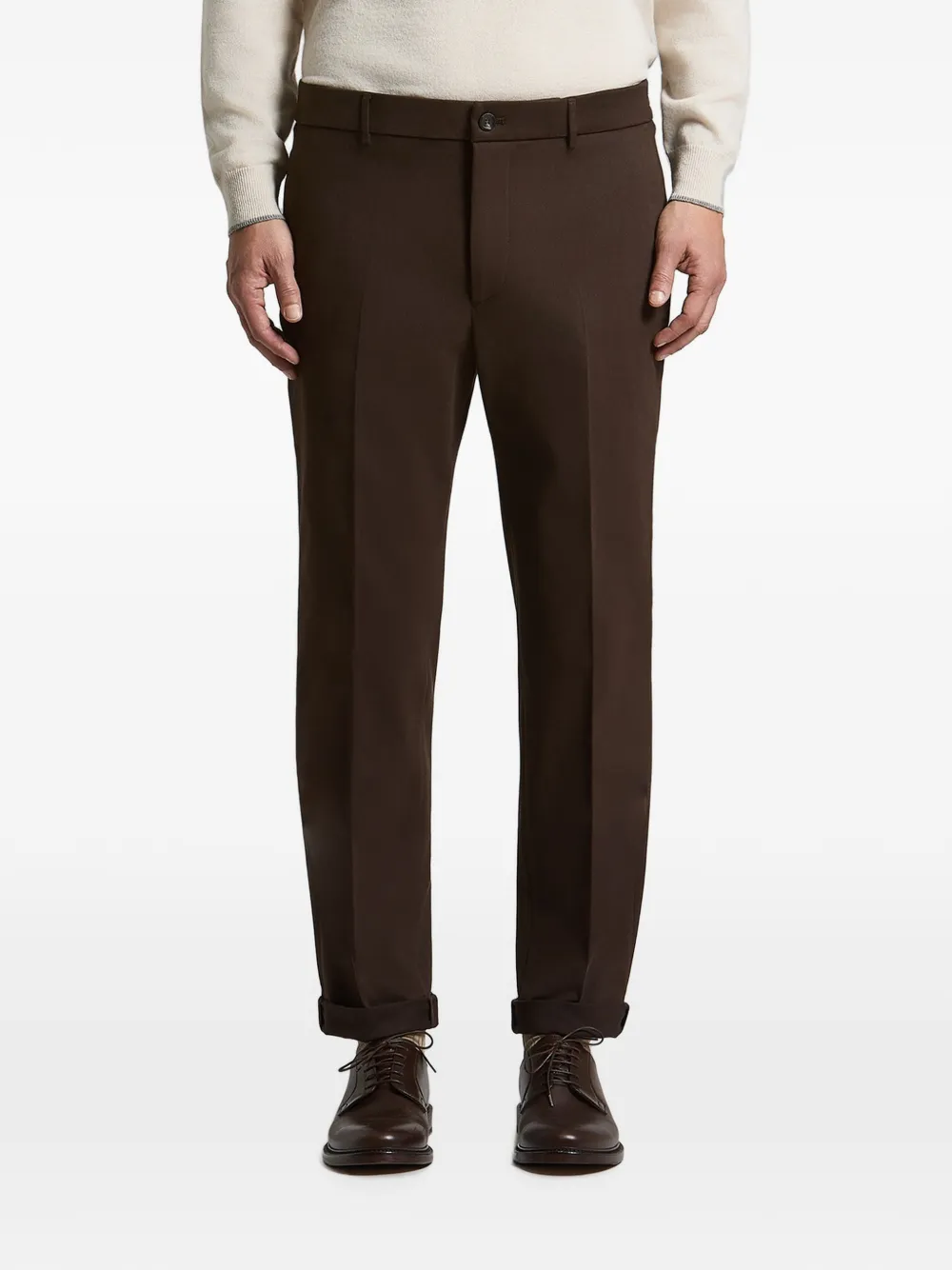 Peserico elasticated-waistband tailored trousers