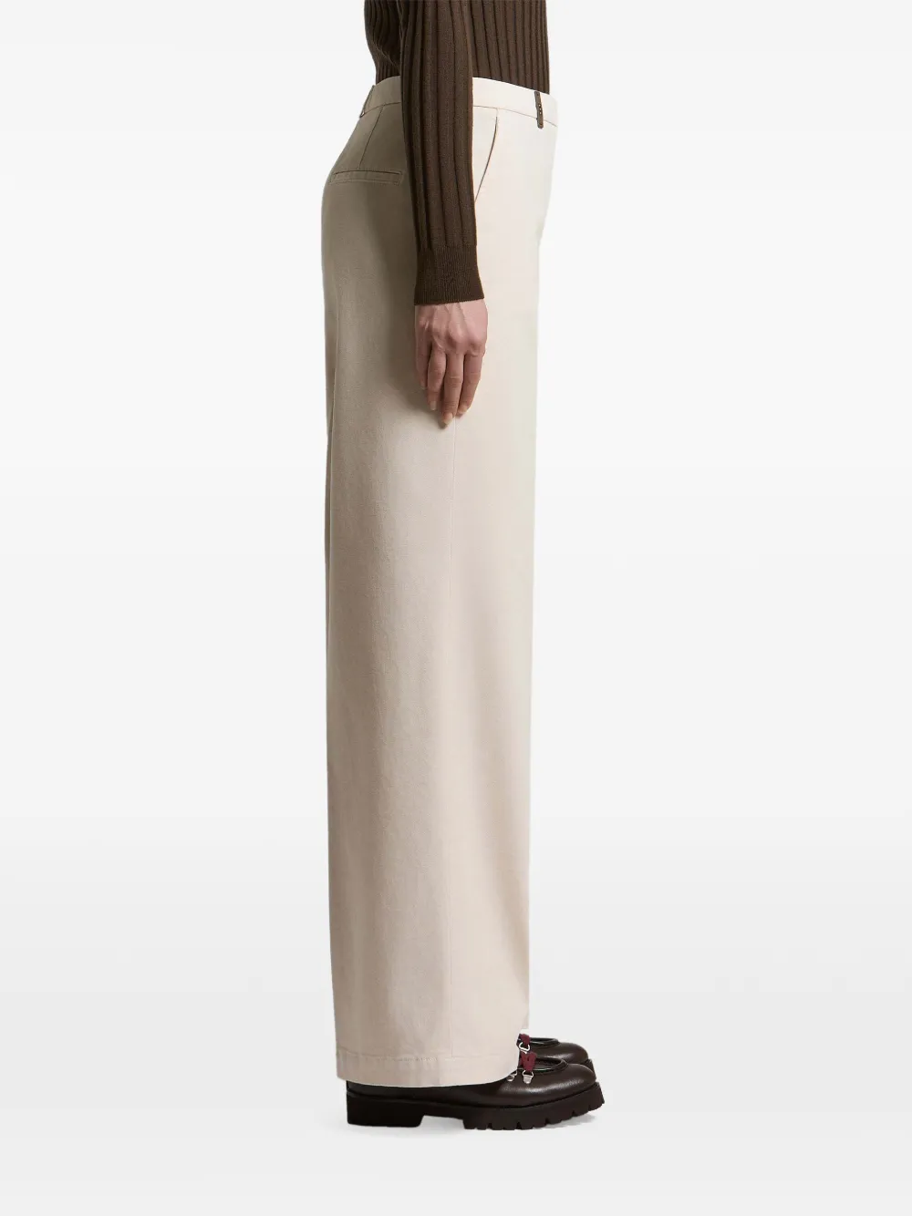Peserico Geplooide broek Beige