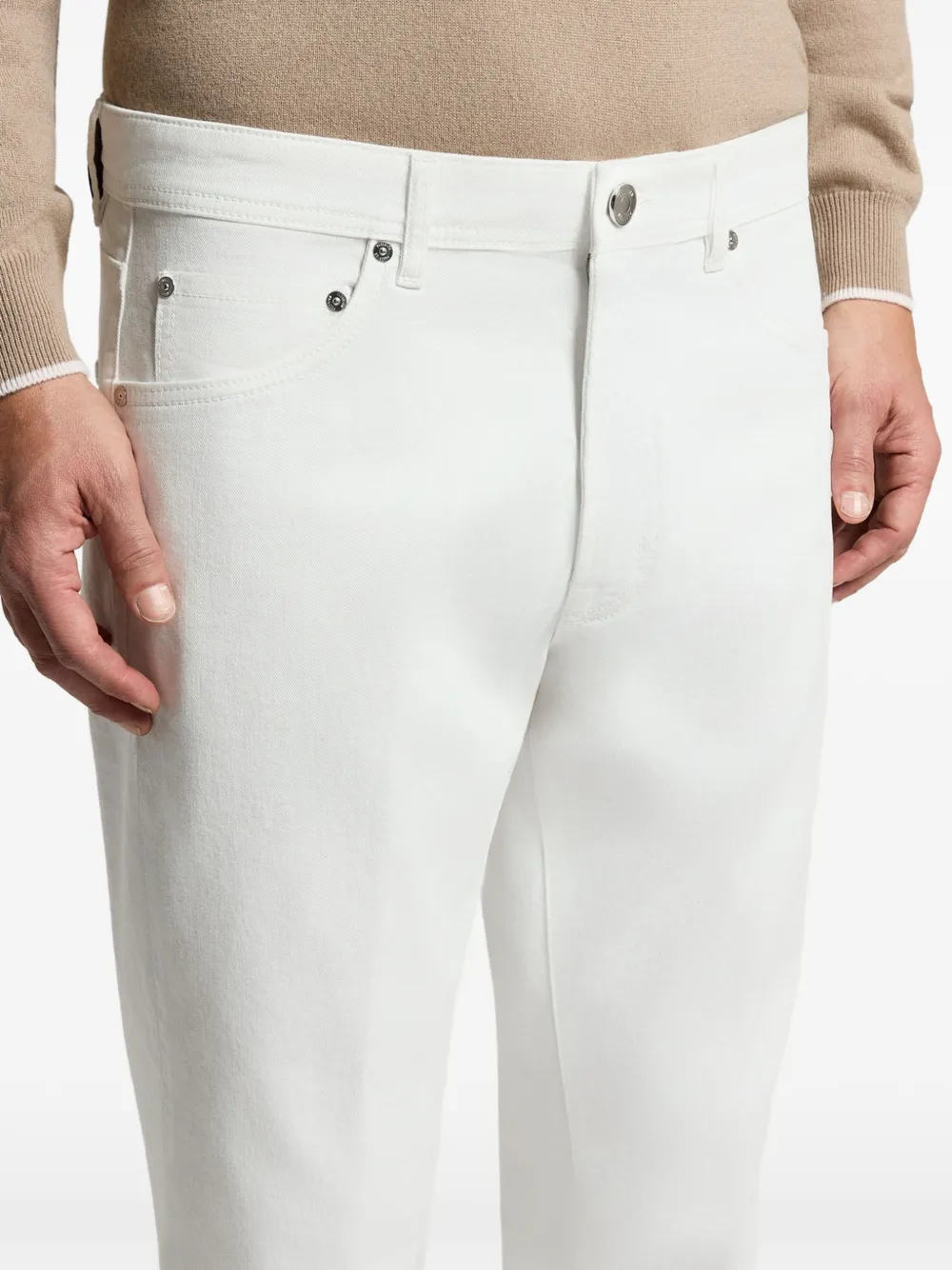 Peserico Straight jeans Wit