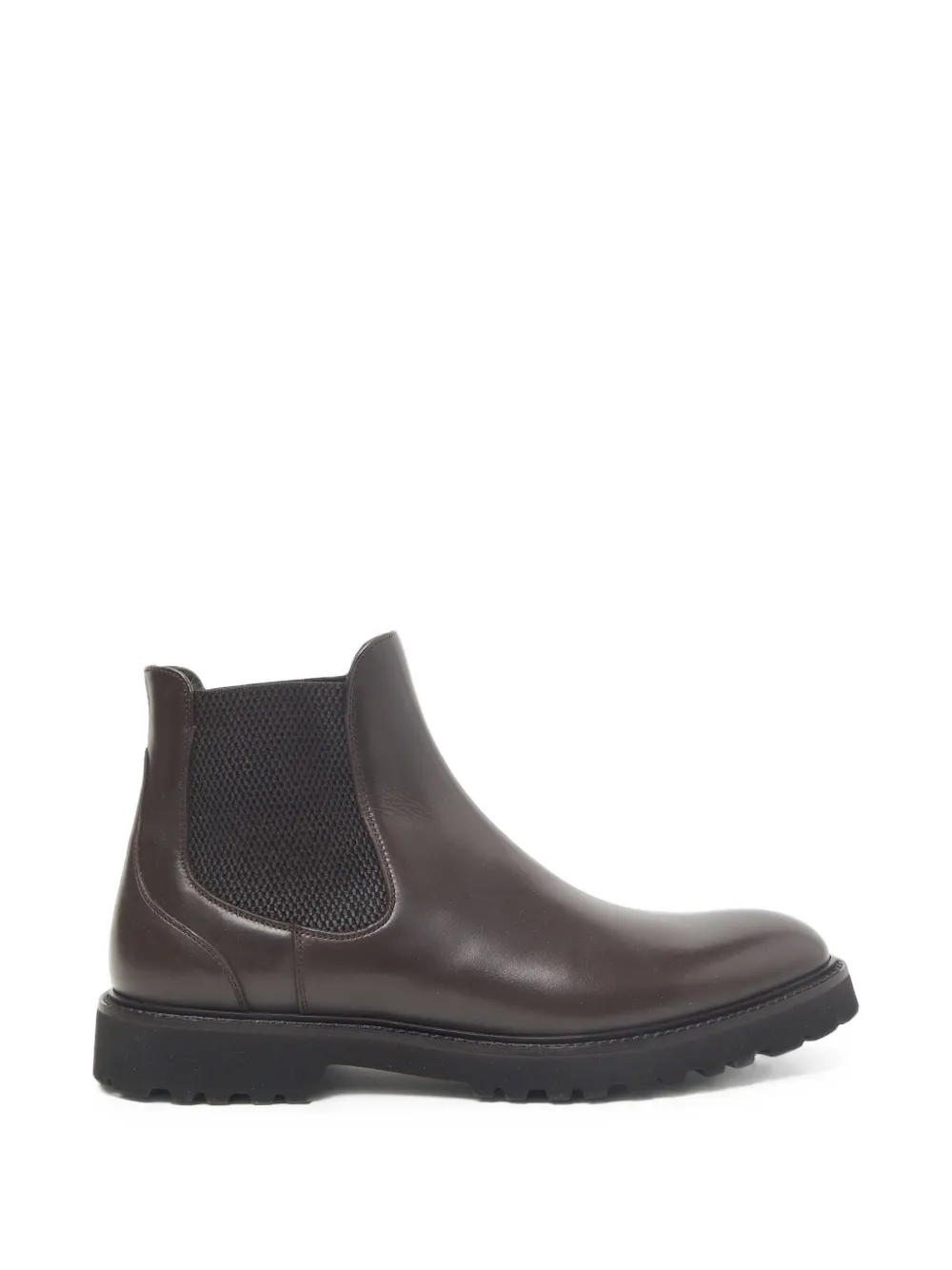 Peserico elasticated-side leather Chelsea boots
