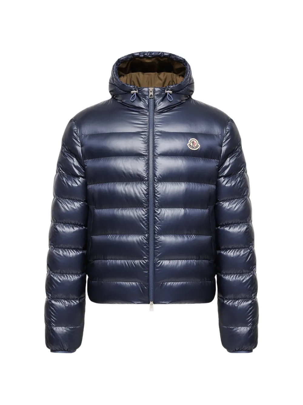 Moncler Forzo hooded packable short down jacket Blauw