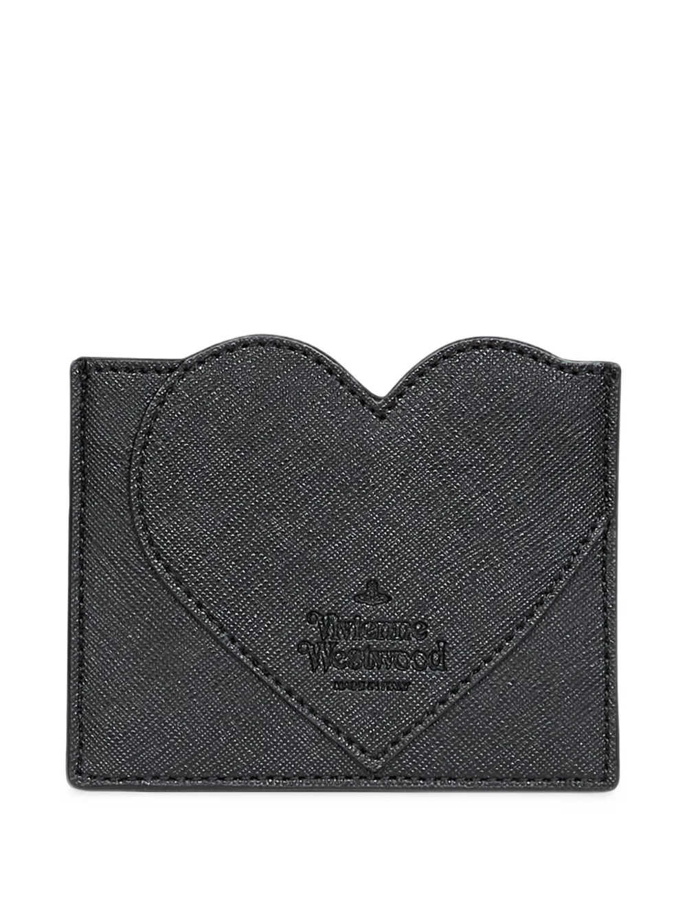 Vivienne Westwood Orb hartvormige pasjeshouder Zwart