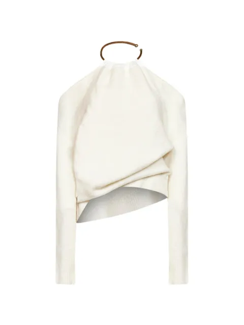 DARKPARK Erin halterneck asymmetric sweater