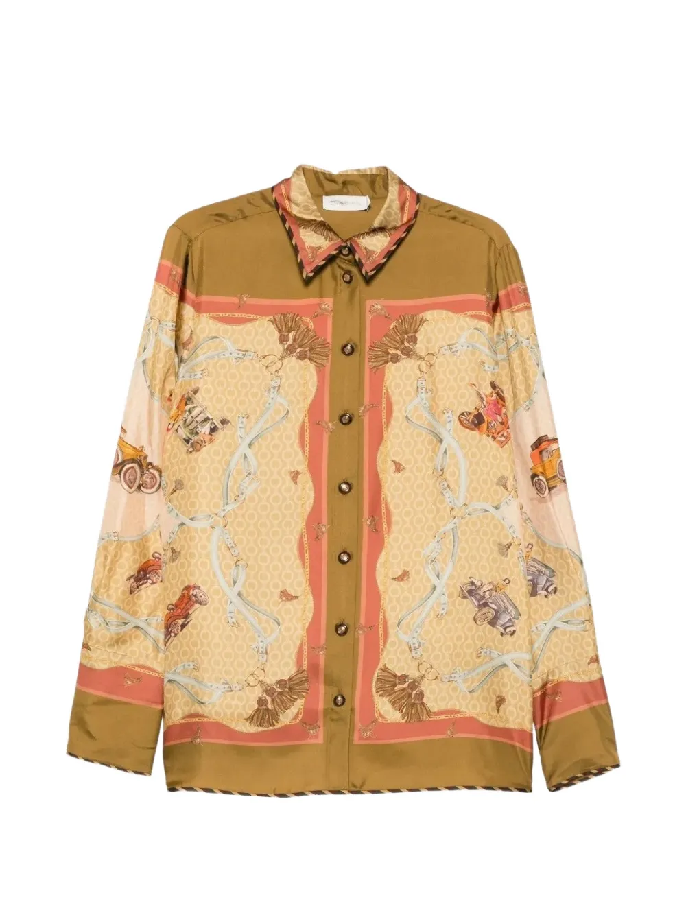 ZIMMERMANN Valiant scarf-print silk shirt
