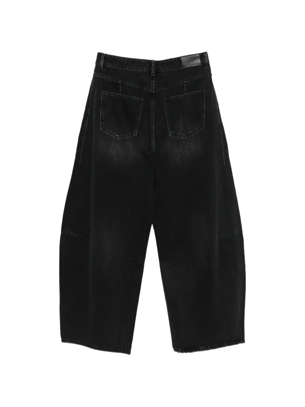 HOMAGE Jules jeans met wijde pijpen Zwart
