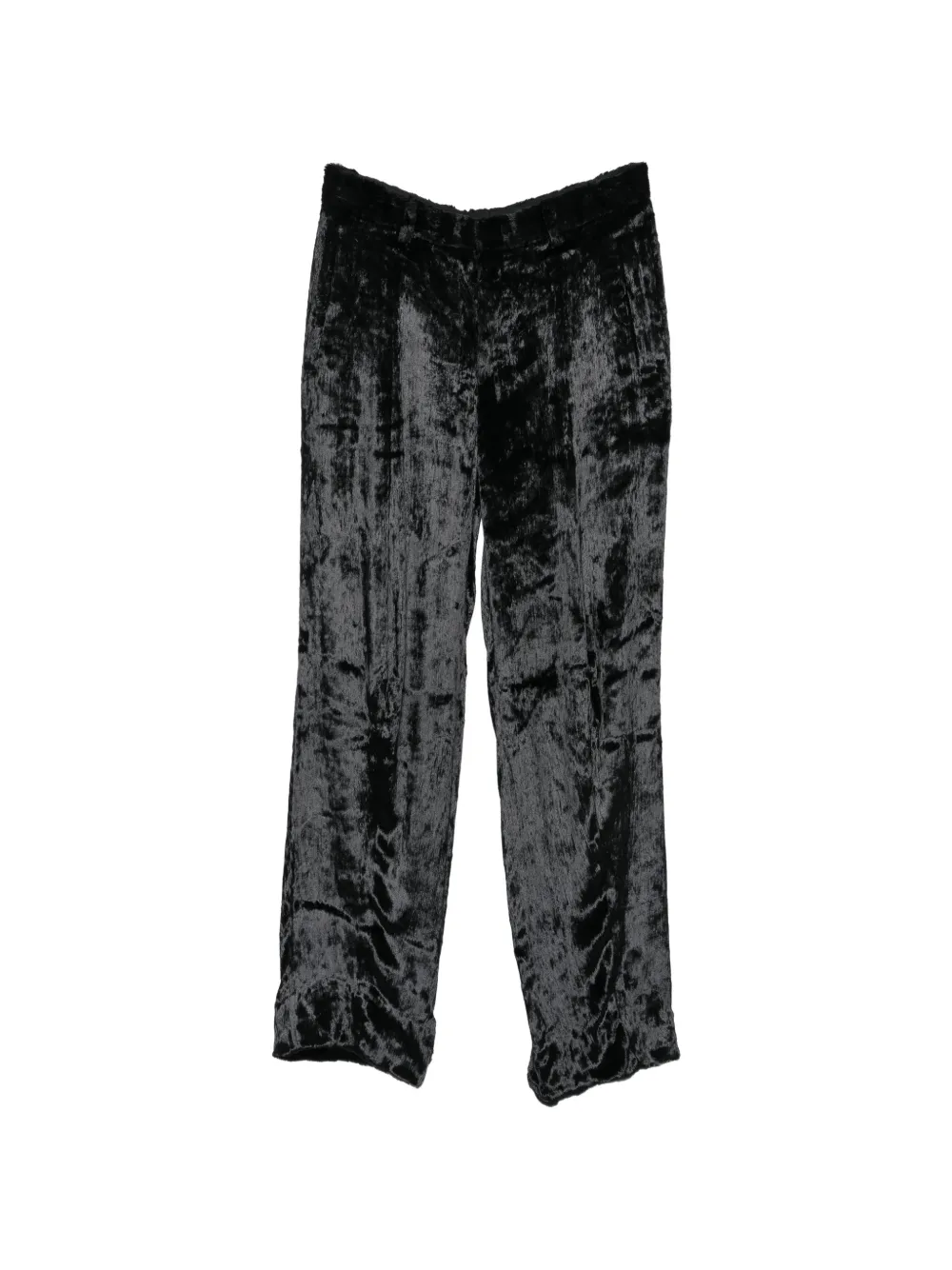 Giorgio Armani Pre-Owned pantalon en velours (années 1990) - Noir Giorgio Armani Pre-Owned pantalon en velours (années 1990) - Noir
