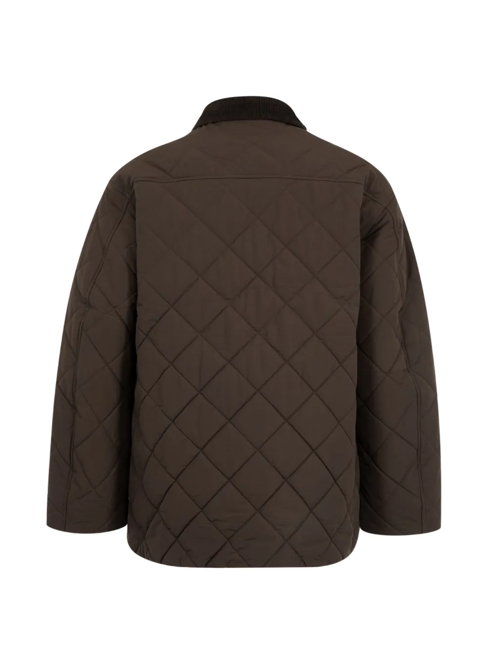Canada Goose Terra gewatteerde jas met ruitpatroon Bruin