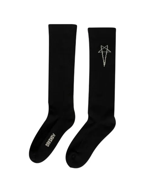 Rick Owens DRKSHDW Pentagram knee-high socks