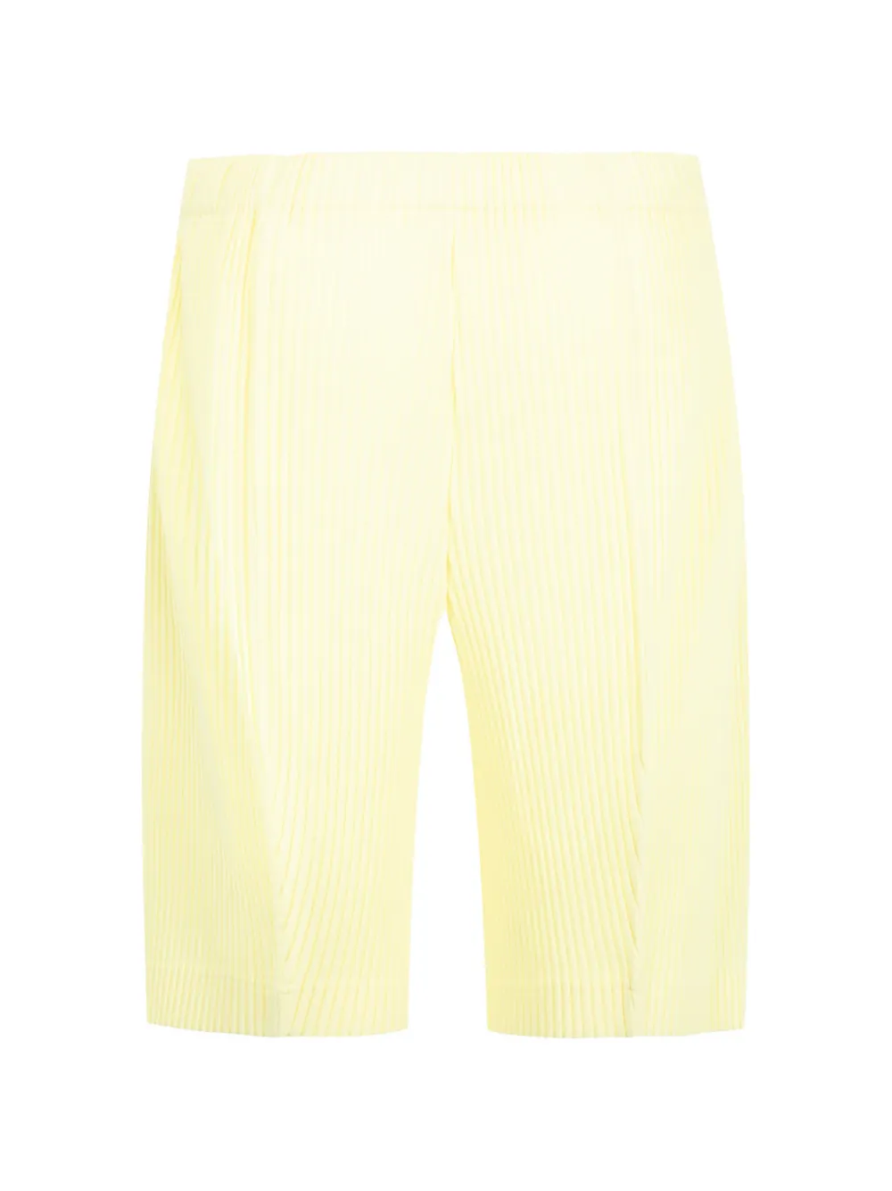 Issey Miyake August pleated shorts Geel