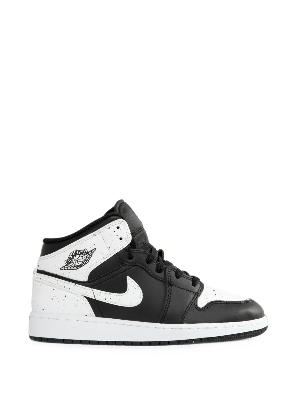 Jordan Kids Air Jordan 1 Mid high-top sneakers Zwart