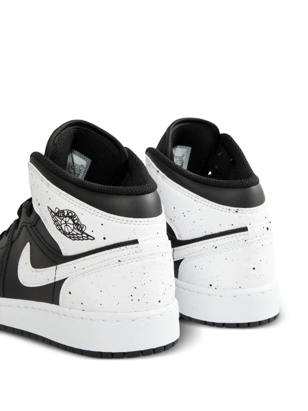 Jordan Kids Air Jordan 1 Mid high-top sneakers Zwart