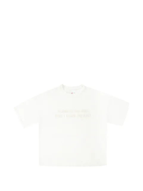 Jordan slogan-print drop-shoulder t-shirt