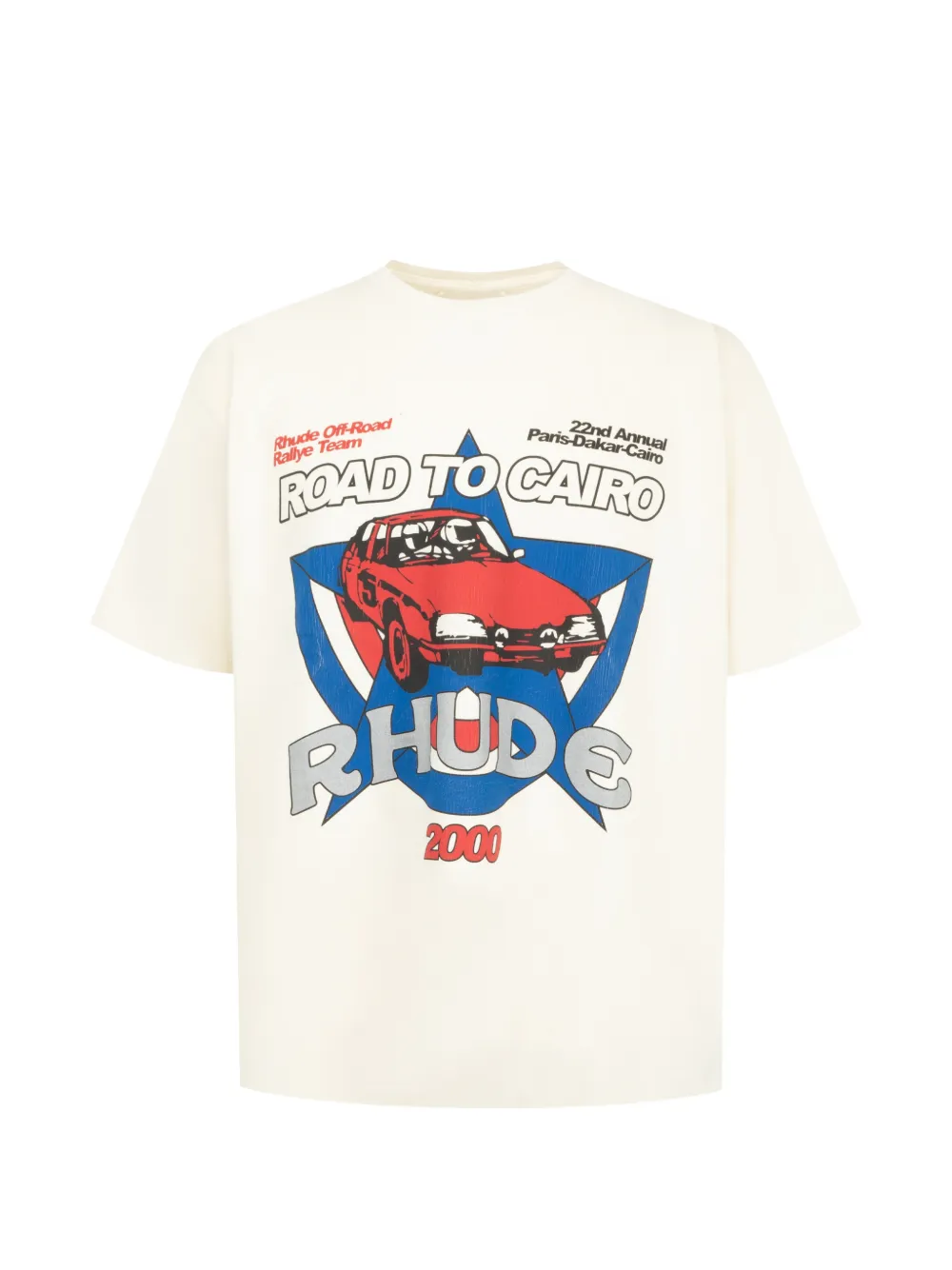 RHUDE Road To Cairo graphic-print T-shirt