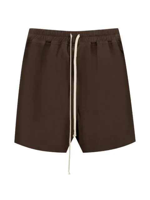 Rick Owens leather shorts