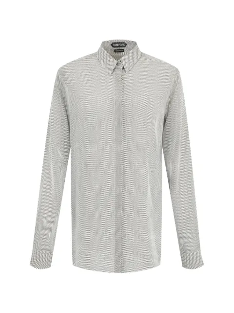 TOM FORD printed long-sleeve shirt