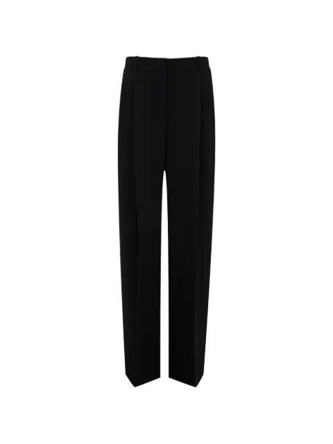 TOTEME Pantaloni neri con pieghe