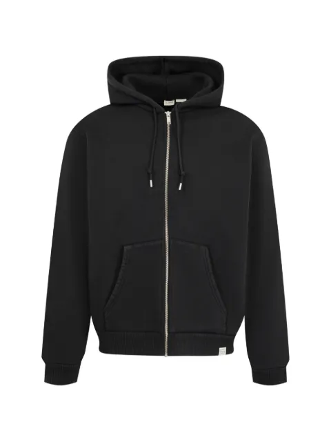 TOTEME zip hoodie washed black