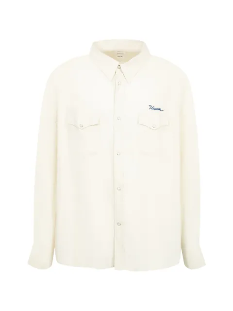 visvim Meridian logo-embroidered shirt