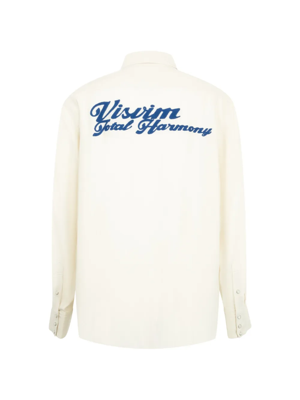 visvim Meridian overhemd met geborduurd logo Beige