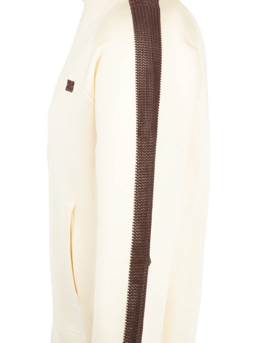 Wales Bonner Tide sweater met logo-patch Beige