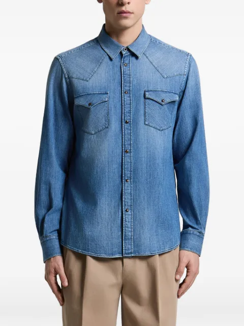 Peserico Western-style denim shirt
