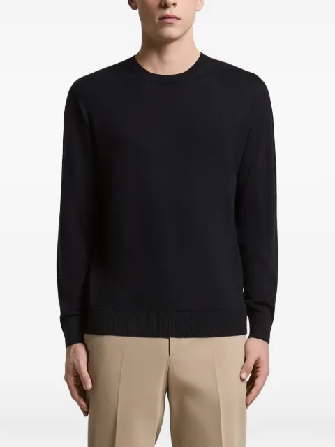 Peserico crew-neck ribbed-trim sweater