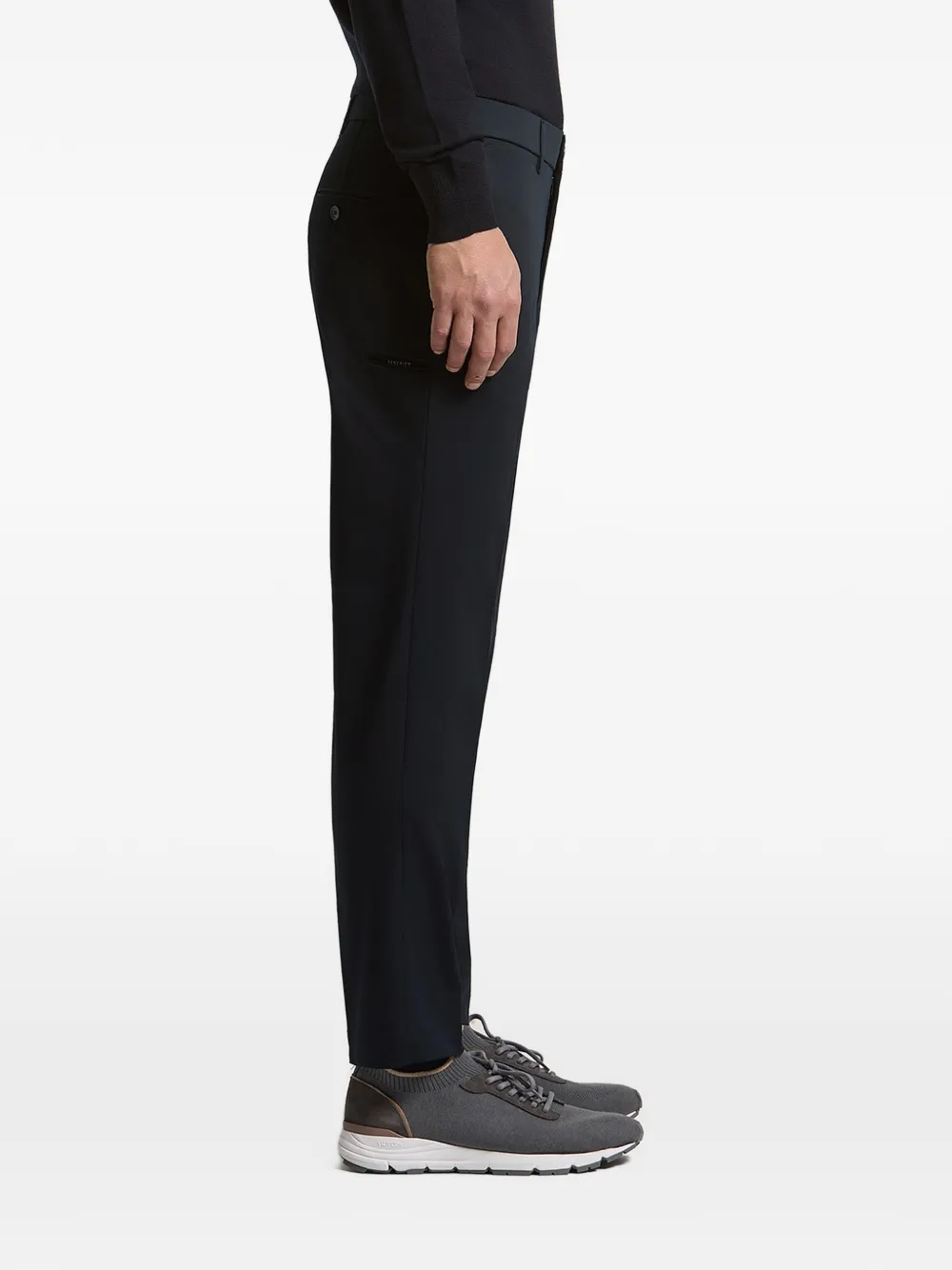 Peserico Geplooide pantalon Blauw