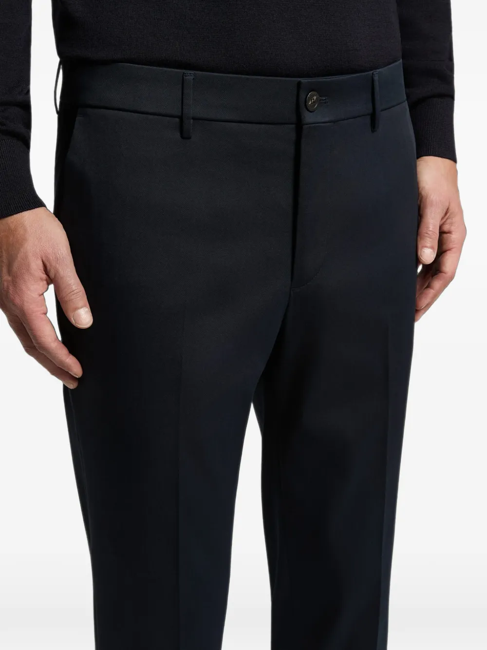 Peserico Geplooide pantalon Blauw