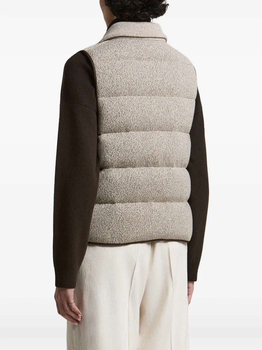 Peserico Omkeerbare bodywarmer Bruin