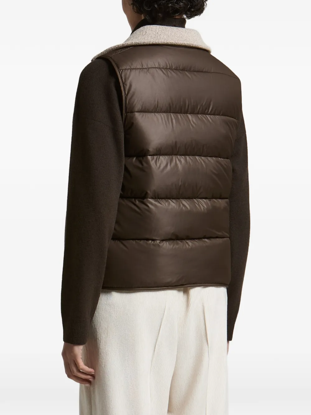 Peserico Omkeerbare bodywarmer Bruin