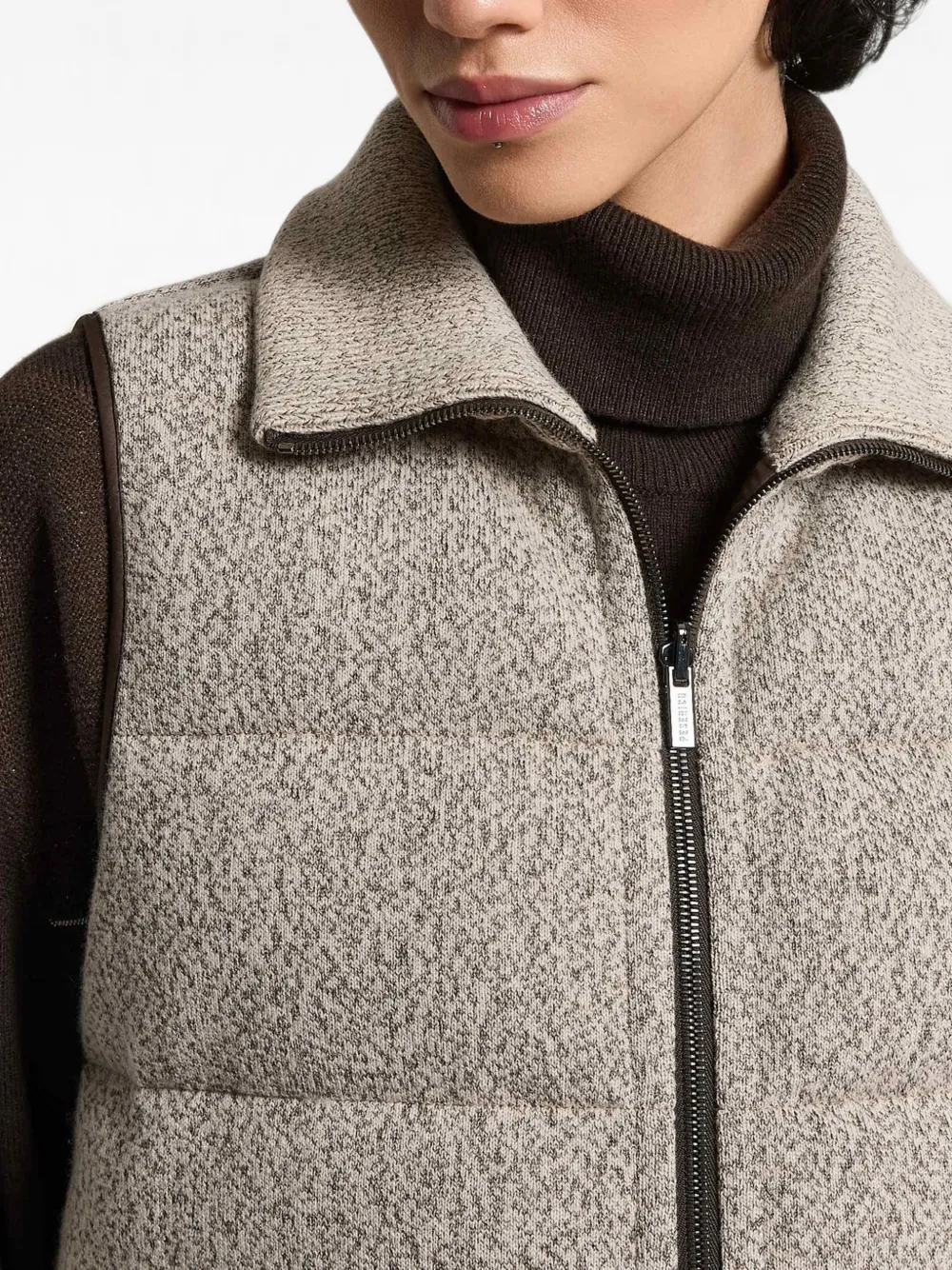 Peserico Omkeerbare bodywarmer Bruin