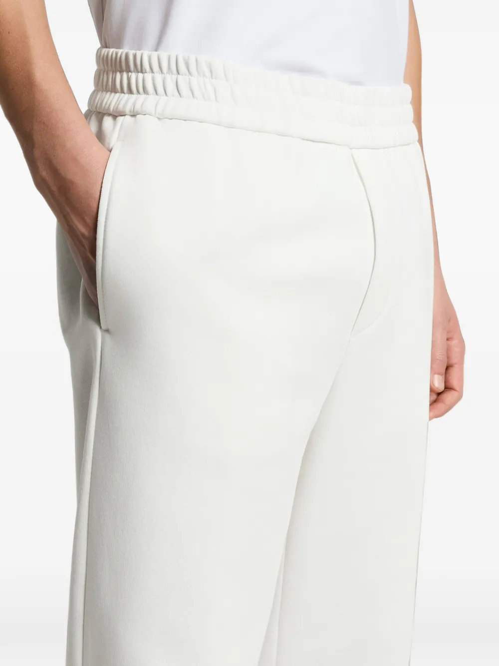 Peserico Trainingsbroek met elastische taille Wit