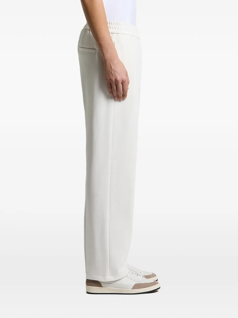 Peserico Trainingsbroek met elastische taille Wit