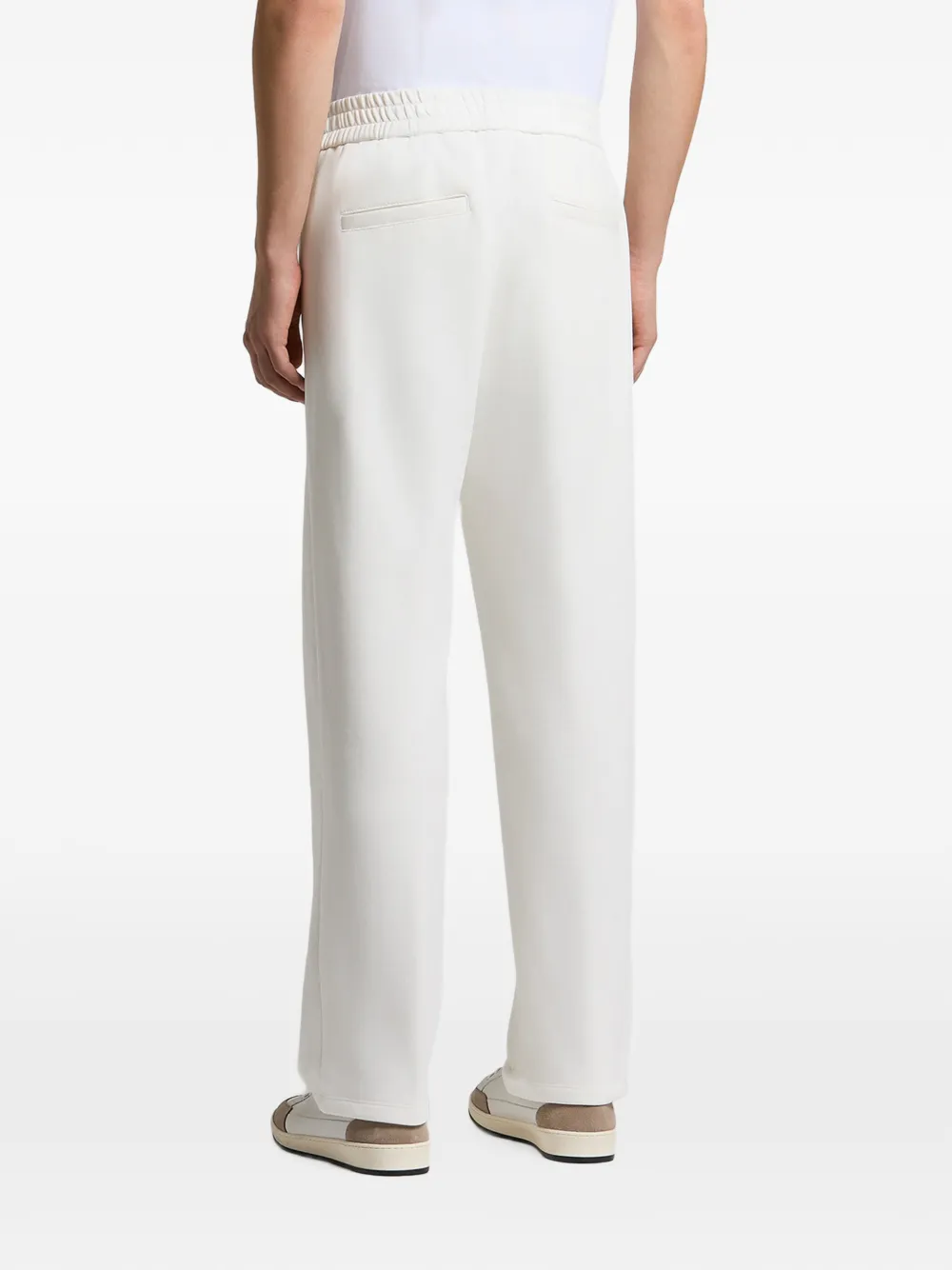 Peserico Trainingsbroek met elastische taille Wit