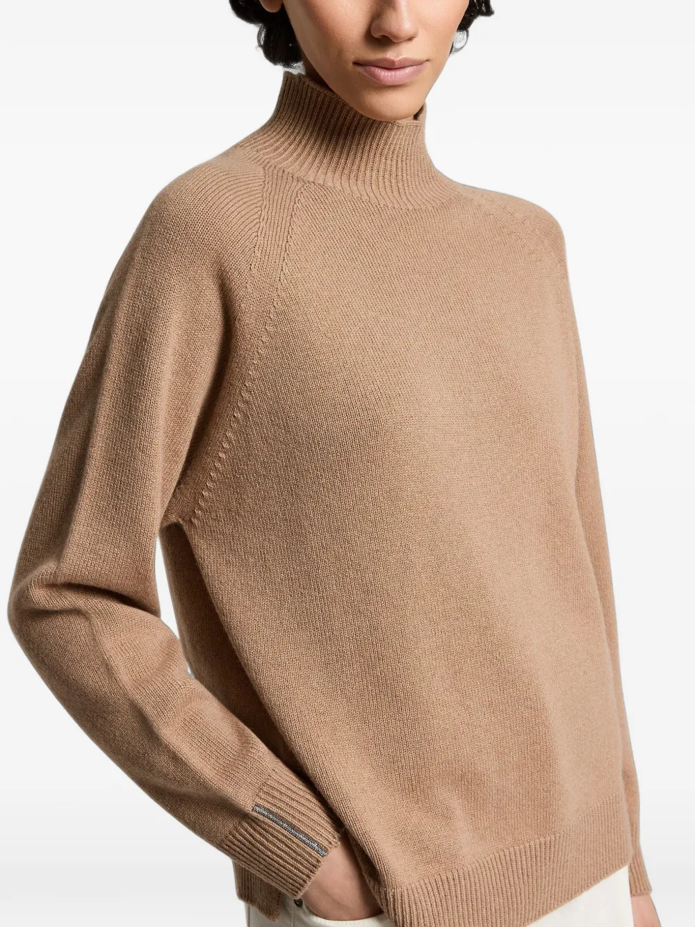 Peserico Coltrui met raglanmouwen Beige