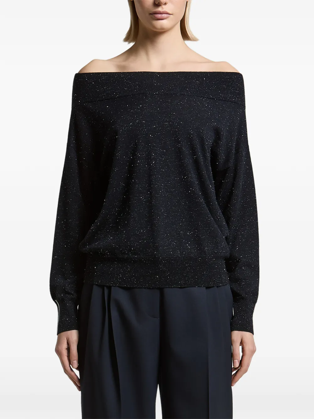 Peserico off-shoulder sweater