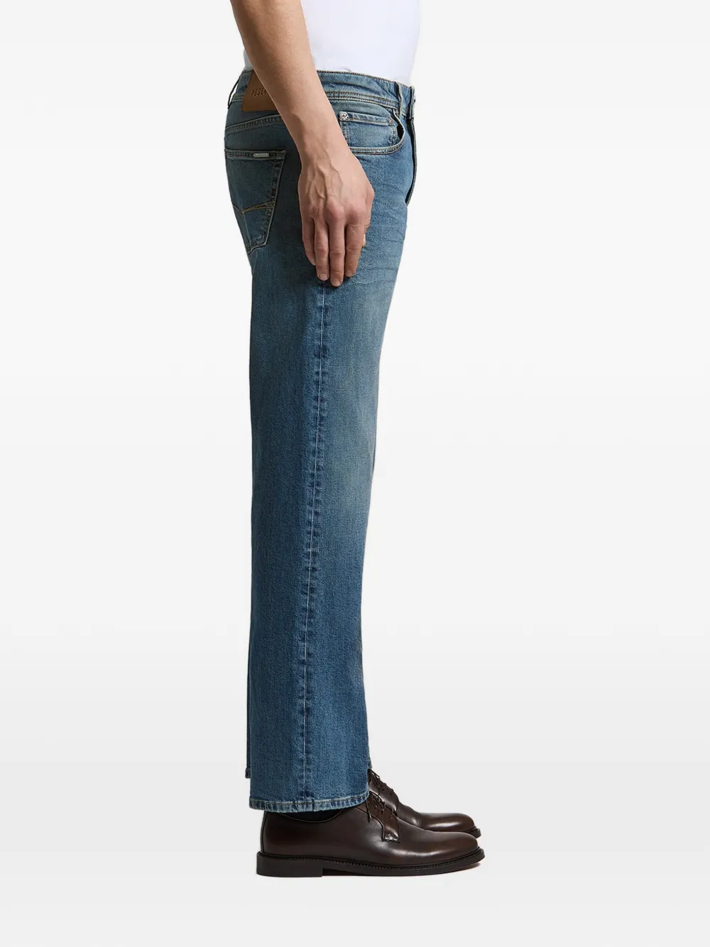 Peserico Jeans met vervaagd-effect Blauw