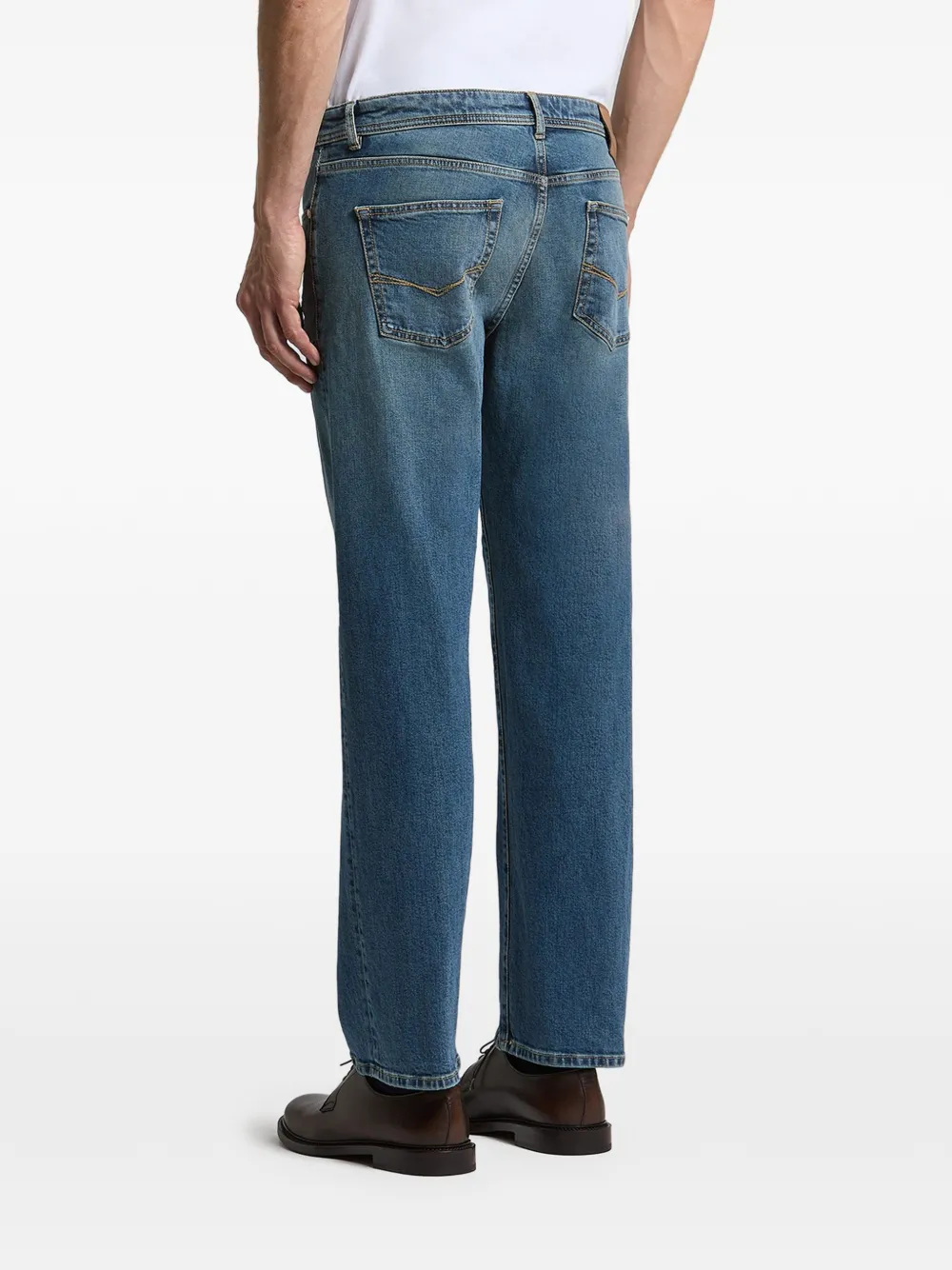 Peserico Jeans met vervaagd-effect Blauw